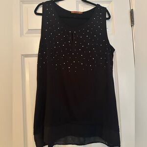 Belldini Black Sleeveless Blouse Tank